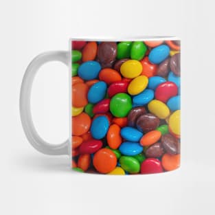 Colorful Candy-Coated Chocolate Mug